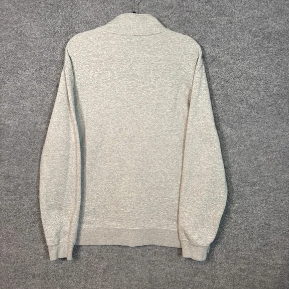 Nike Sweatshirt Mens XL Gray 1/4 Zip Fleece Pullover Stretch Casual Swoosh - Picture 9 of 10